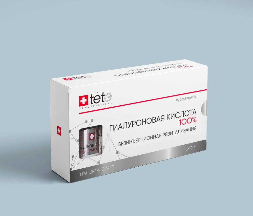 Гиалуроновая кислота 100% / TETe Pure Hyaluronic acid 3*10 ml