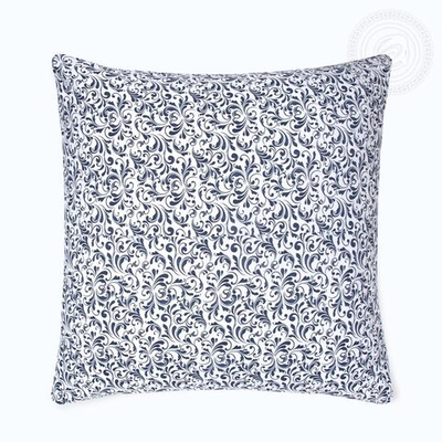 Трикотажные наволочки на молнии 50*70 Завиток белый 257 АРТПОСТЕЛЬ