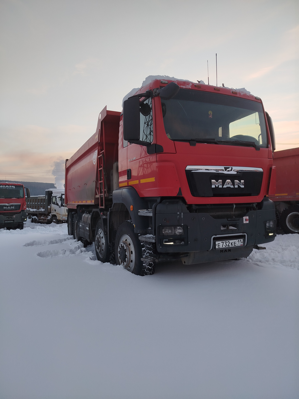 MAN TGS 8x8 Самосвал БЦМ-59 	(Дизельный, 12,4 л, 480 л.с., АТ)