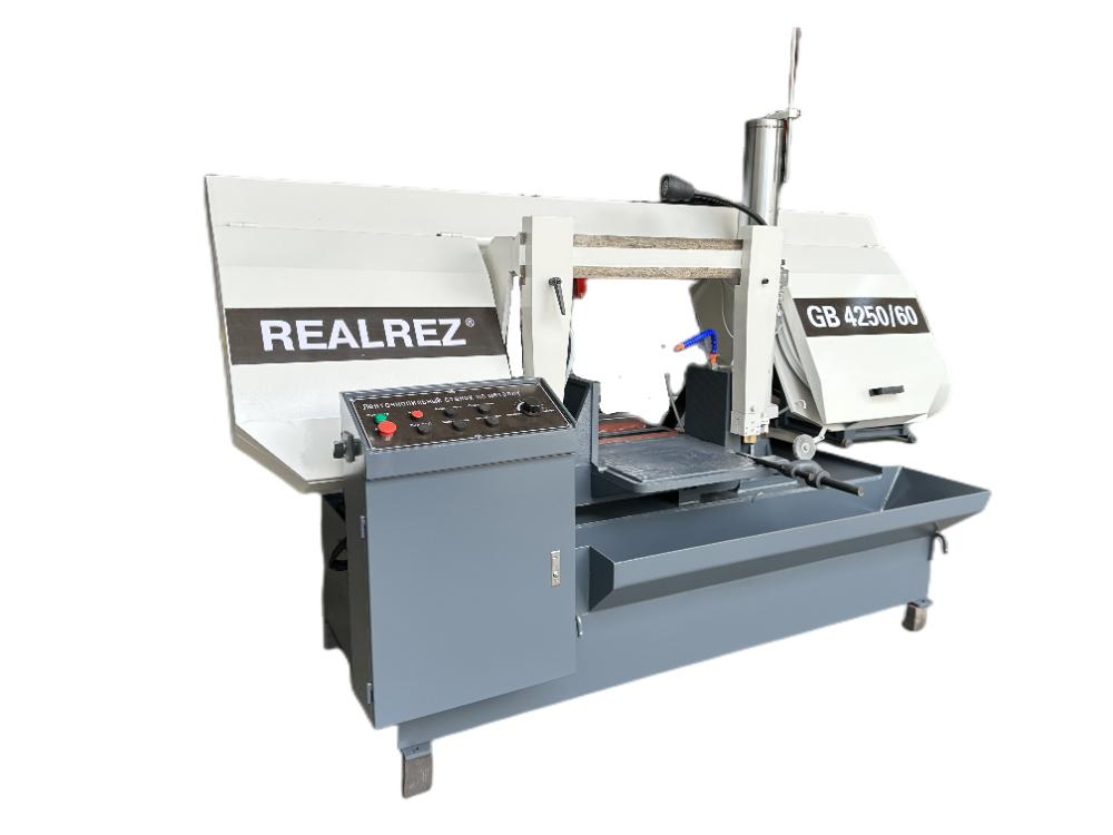 Станок ленточнопильный полуавтоматический REALREZ GB4250/60