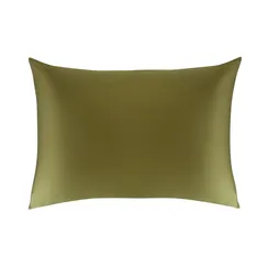 Набор наволочек из премиального сатина оливкового цвета из коллекции essential, 50х70 см