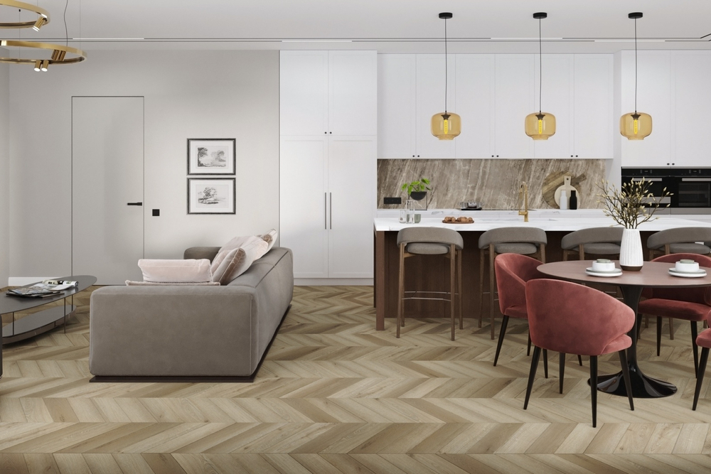 Кварц-винил LVT Damy Floor Chevron LVT 2.5 мм СЕН-ЖЕРМЕН 3.048 м2