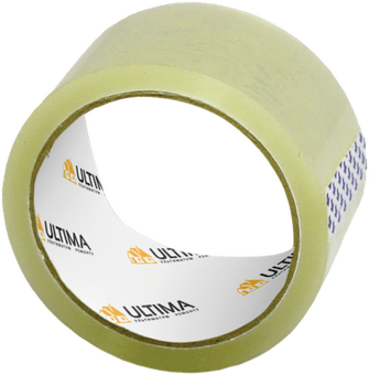 Клейкая лента упаковочная Ultima 40 мкм, прозрачная, 50 мм х 150 м