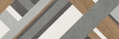 Настенная плитка Alma Ceramica TWU3090STO74R Stereo 30x90 микс матовая под бетон / под дерево / геометрия