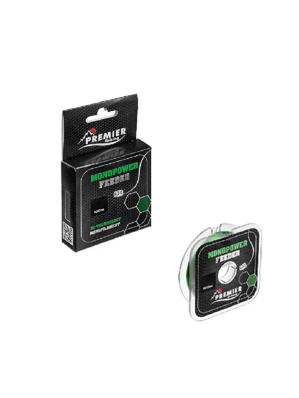 Леска MONOPOWER FEEDER 100m Green Nylon