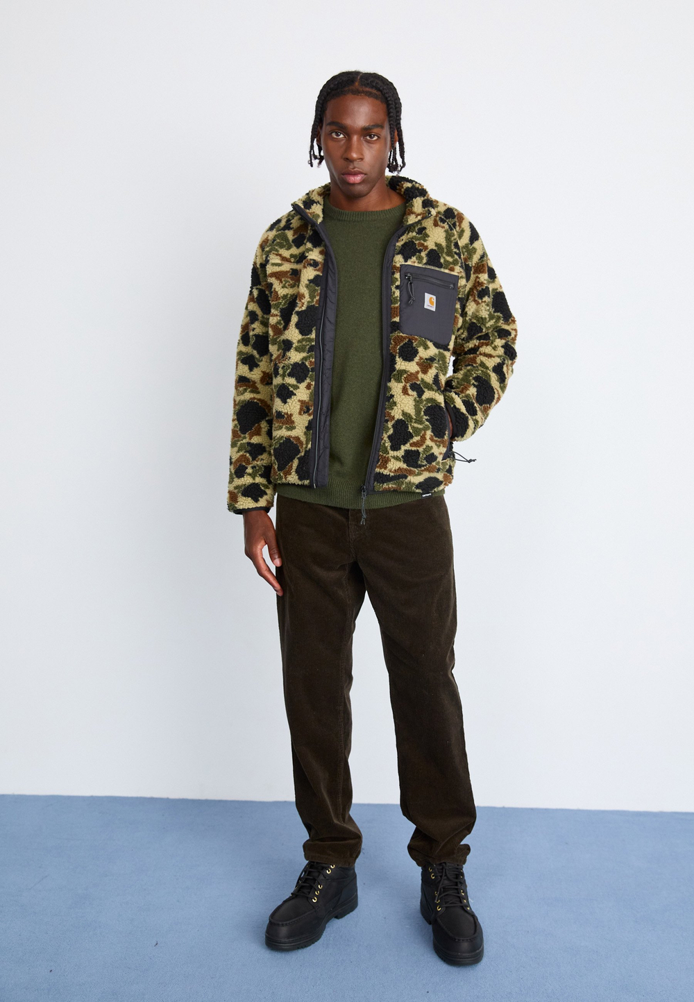 Carhartt WIP PRENTIS - Зимняя куртка - Чёрный