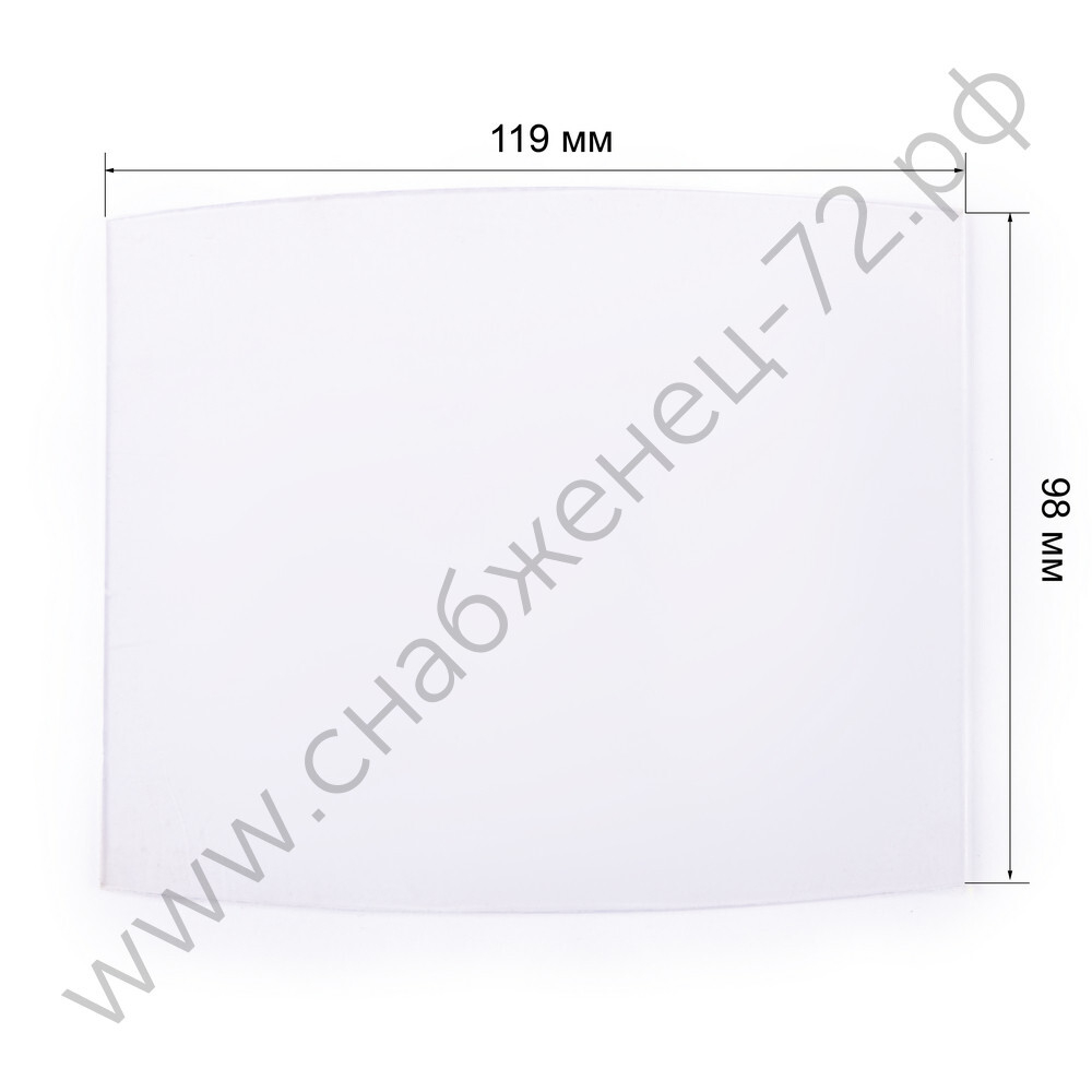 Поликарбонатное стекло внешнее 119х98мм