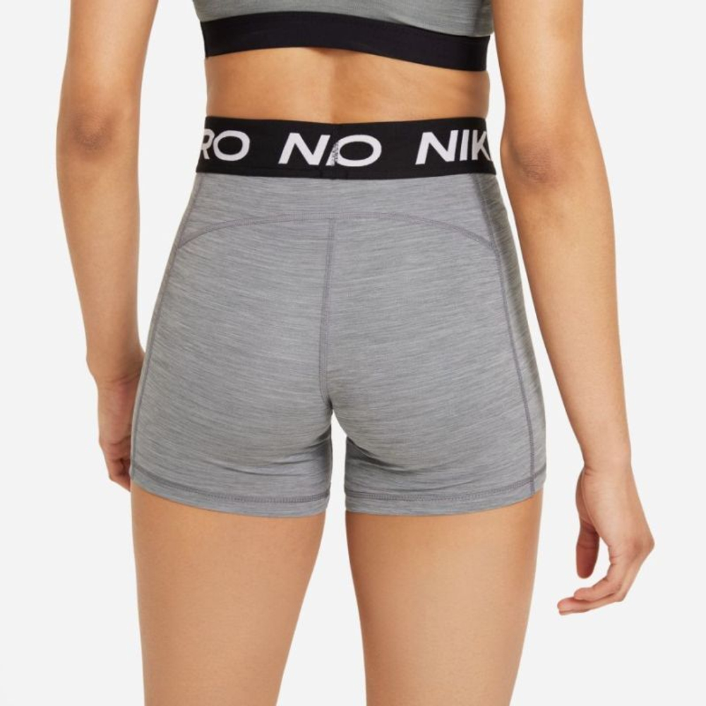 Женские Шорты теннисные Nike Pro 365 Short 5in W - smoke grey/heather/black/black