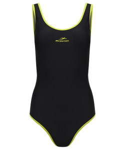 Купальник для плавания Edge Black/Lime, полиамид