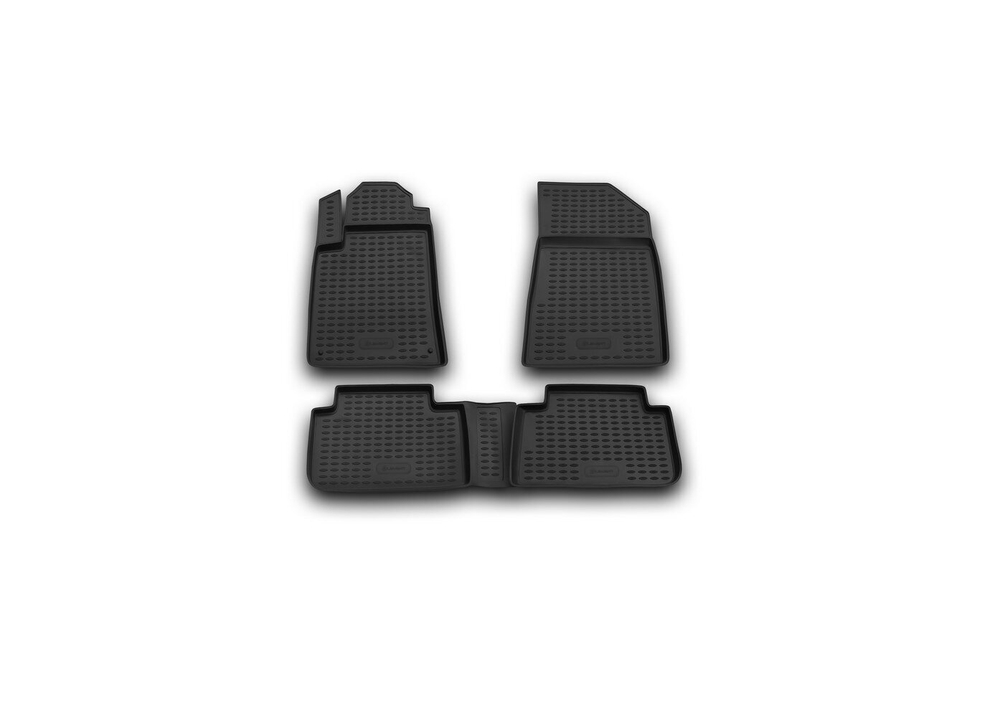Коврики Standard, в салон CITROEN C5 2001-01/2008, 4 шт. (полиуретан, чёрные) Element.NLC.10.08.210