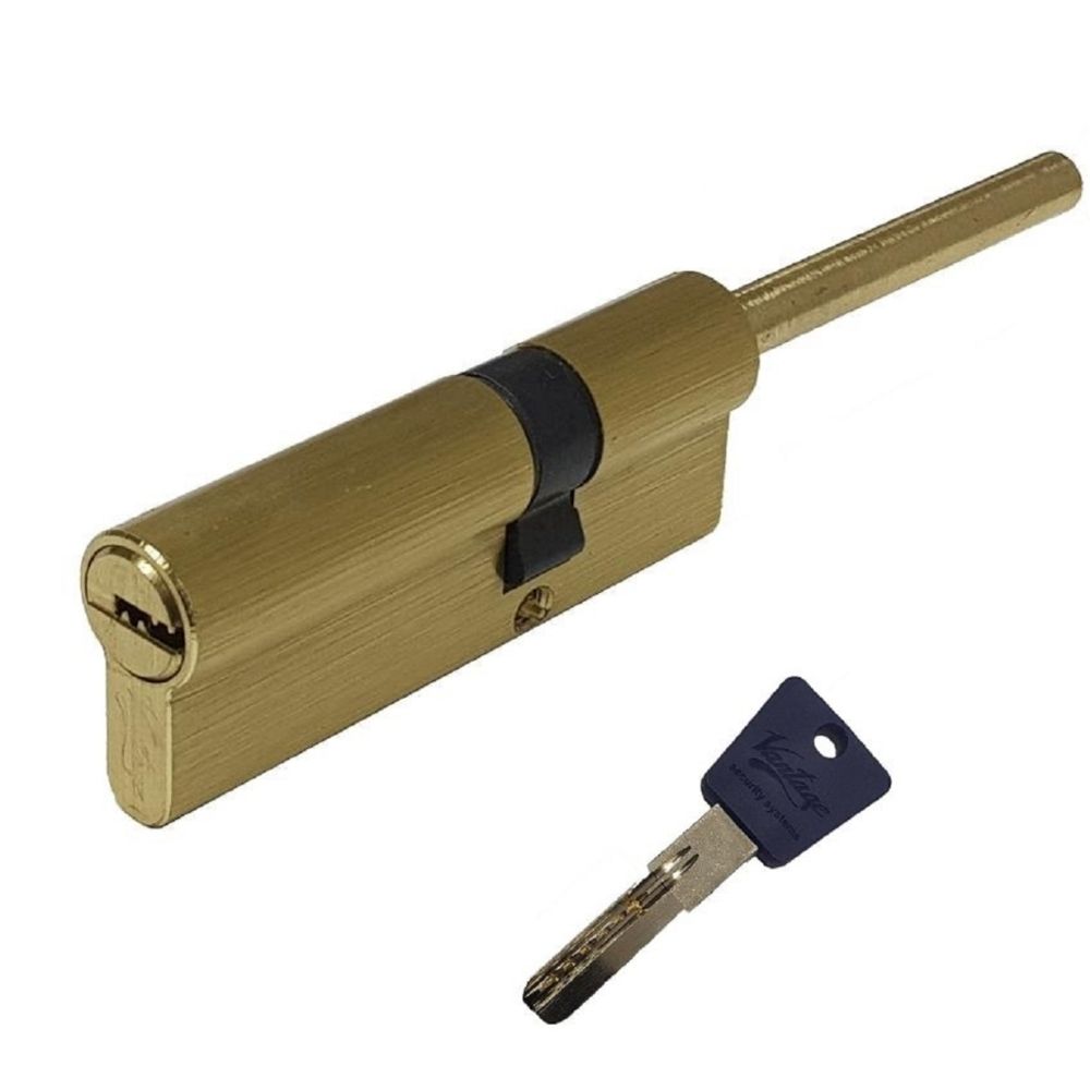 Механизм цилиндровый с длинным штоком LT80 (50x30S) SВ (мат. золото)