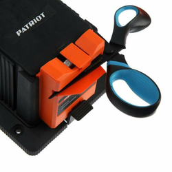 Точильный станок PATRIOT BG100, универсальный, защитный экран, 1350 об./мин., 8 мм