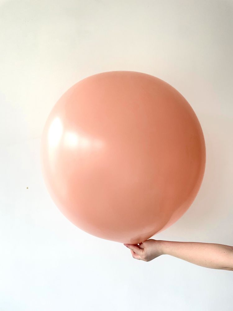 S шар гигант 24"/60 см пастель, дыня матовый/macaron Melon (БГ-90)