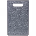 Доска разделочная пластиковая «Каменная крошка» 22*37см, серая