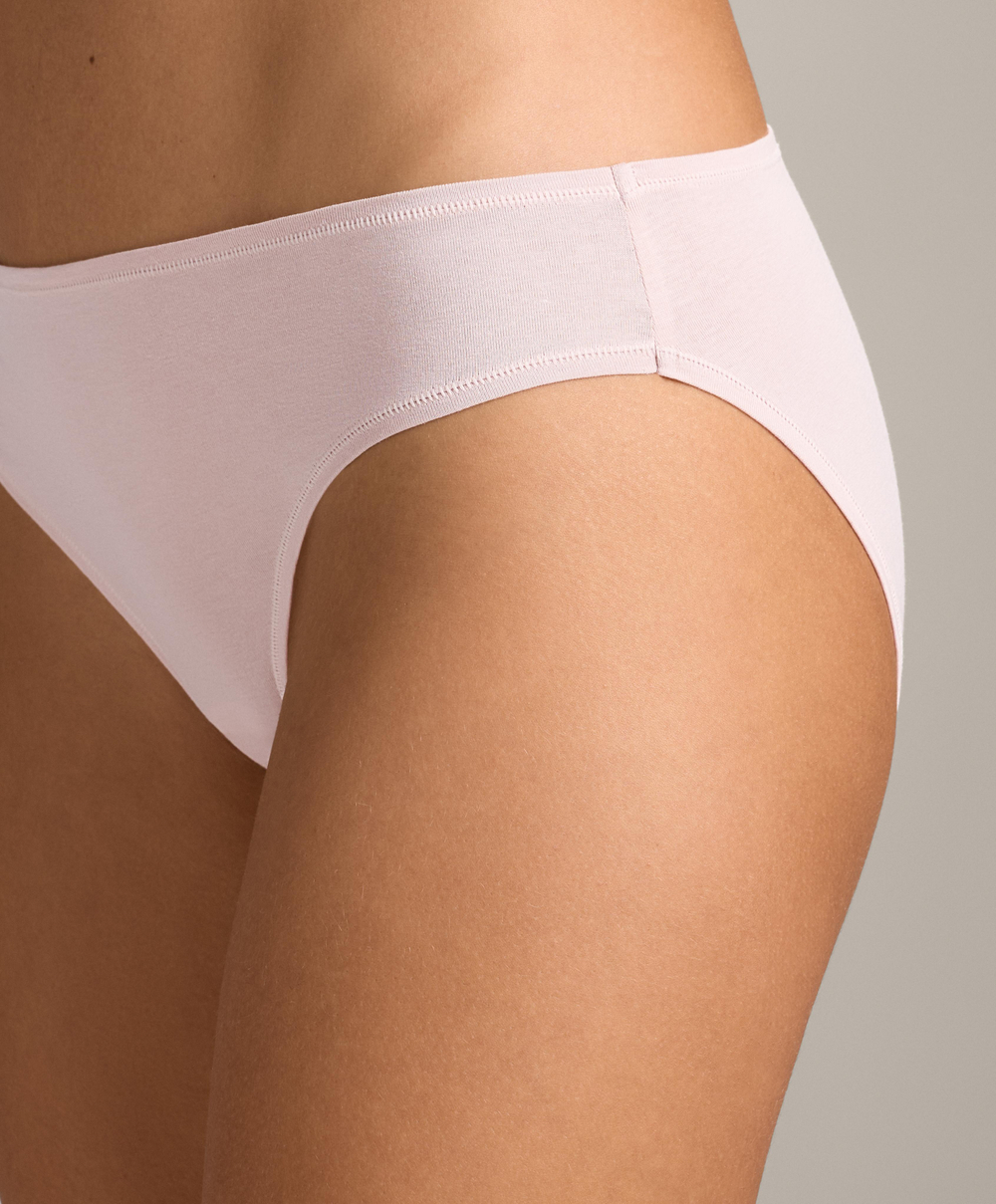 OYSHO Набор из пяти классических трусиков из смесовой хлопковой ткани, темно-синий