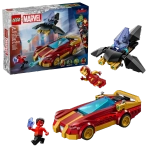 Конструктор LEGO Marvel 76310 Машина Железного человека и Черная пантера против Красного Халка