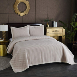 Покрывало 160х220 и наволочка 50х70 Sofi De MarkO Лоретта Молоко