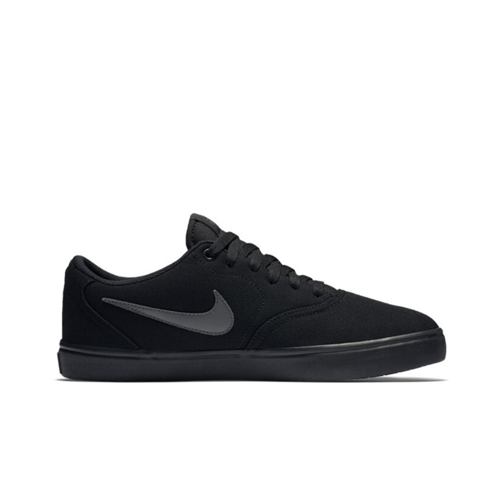 Кроссовки Nike Check Solarsoft Canvas SB 'Triple Black' 843896-002