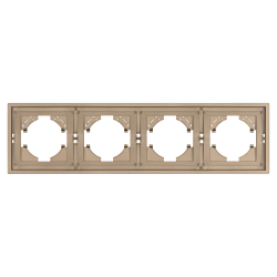 Рамка пластиковая FRM-TENDO-PL-4-GD (Arlight, -) 053850