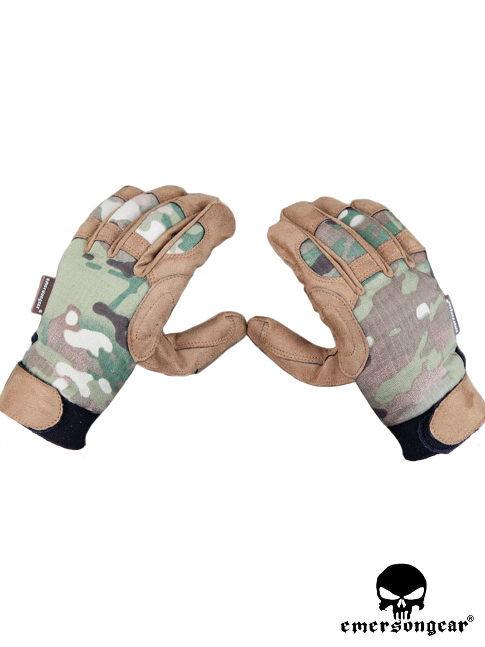 Перчатки полнопалые EmersonGear Tactical Lightweight Camouflage Gloves (EM5368). Мультикам