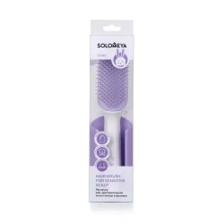 Solomeya Hair Brush for sensitive scalp расческа для чувствительной кожи головы в футляре