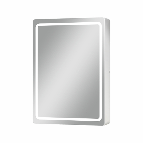Зеркальный шкаф MIXLINE "Симпл" 500*700 (ШВ) универсальный,механический выкл., светодиодная подсветк