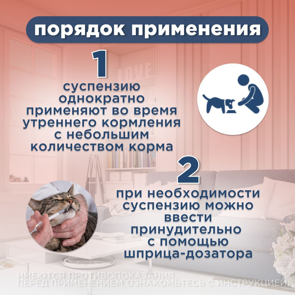 Суспензия от гельминтов для кошек и котят Празител Особый, 10мл. Празиквантел/Пирантел/Экстракт расторопши