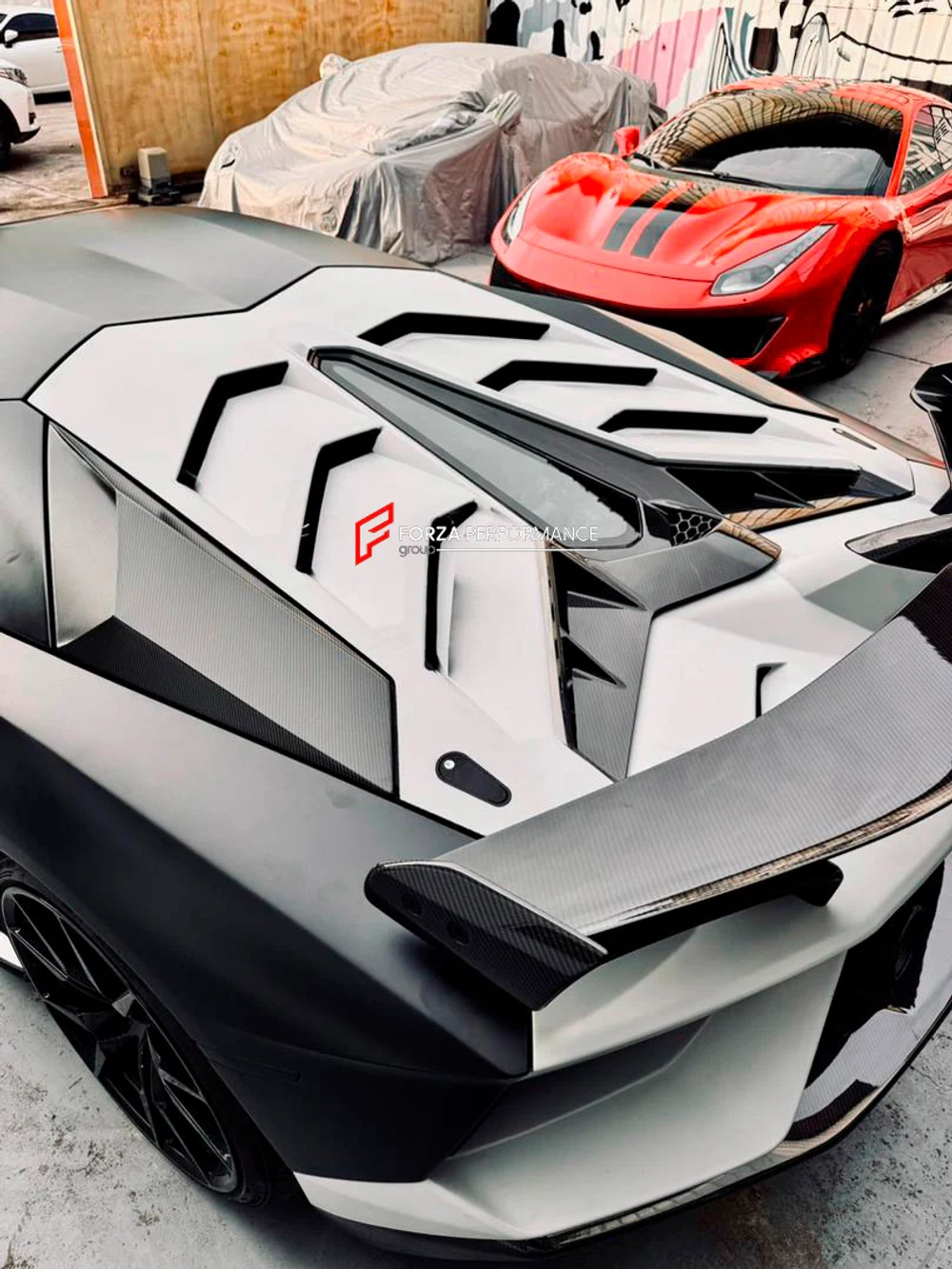 Обвес переделка в LP770 SVJ для LAMBORGHINI AVENTADOR LP700 / LP720 / LP750 Ламборгини