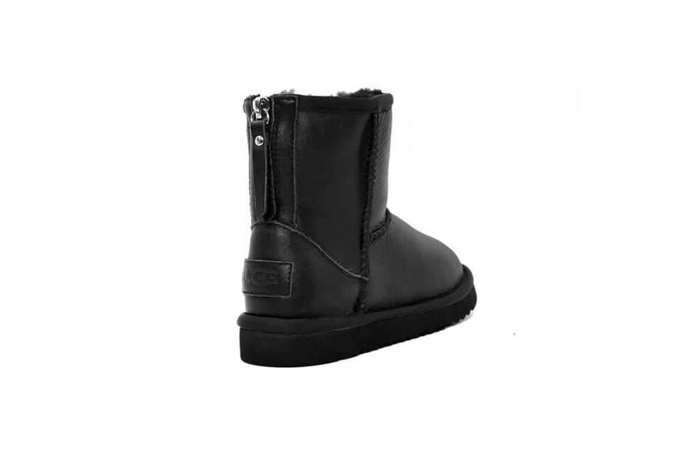 UGG Kids Zip Metallic Black
