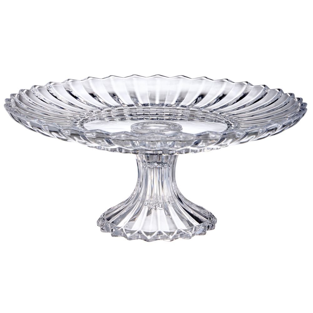 БЛЮДО СЕРВИРОВОЧНОЕ НА НОЖКЕ "BRILLIANCE" КРУГЛОЕ, 29,5*13,5 СМ