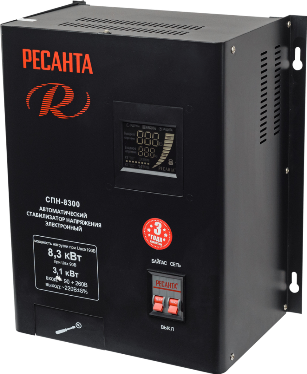 Стабилизатор напряжения РЕСАНТА СПН-8300