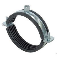 Хомут для воздуховода с рез. профилем 100 мм