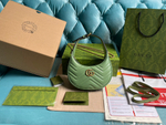 Gucci GG Marmont Half-Moon-Shaped Bag