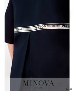 Платье 186Б-темно-синий Minova