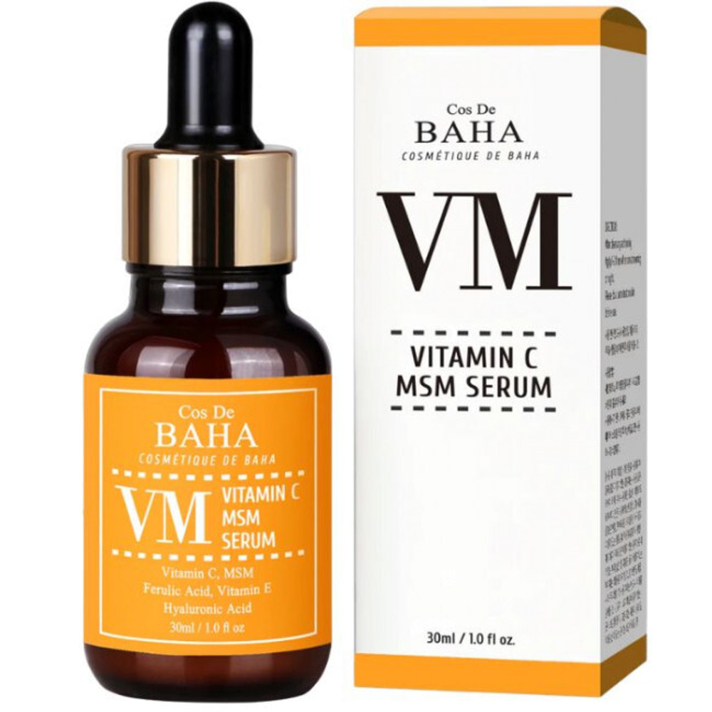 Сыворотка с витамином C и феруловой кислотой Cos De Baha Vitamin C MSM Serum (VM), 30 мл
