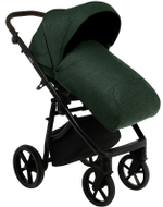 Детская коляска Roan Esso 3 в 1 с автокреслом Pituso Baesa Pro Black ESS113/1 Dark Green/Black