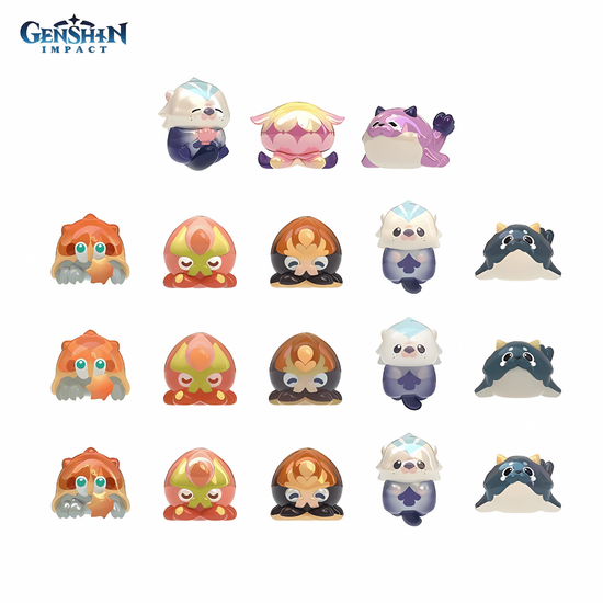 Фигурка Genshin Impact Fantasy Creatures 5 шт 6973817950995 / по мотивам игры "Геншин Импакт", 5 шт