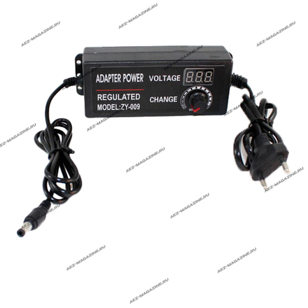 зарядное устройство универсальное с возможностью регулировки напряжения от 3 до 24V, 2A