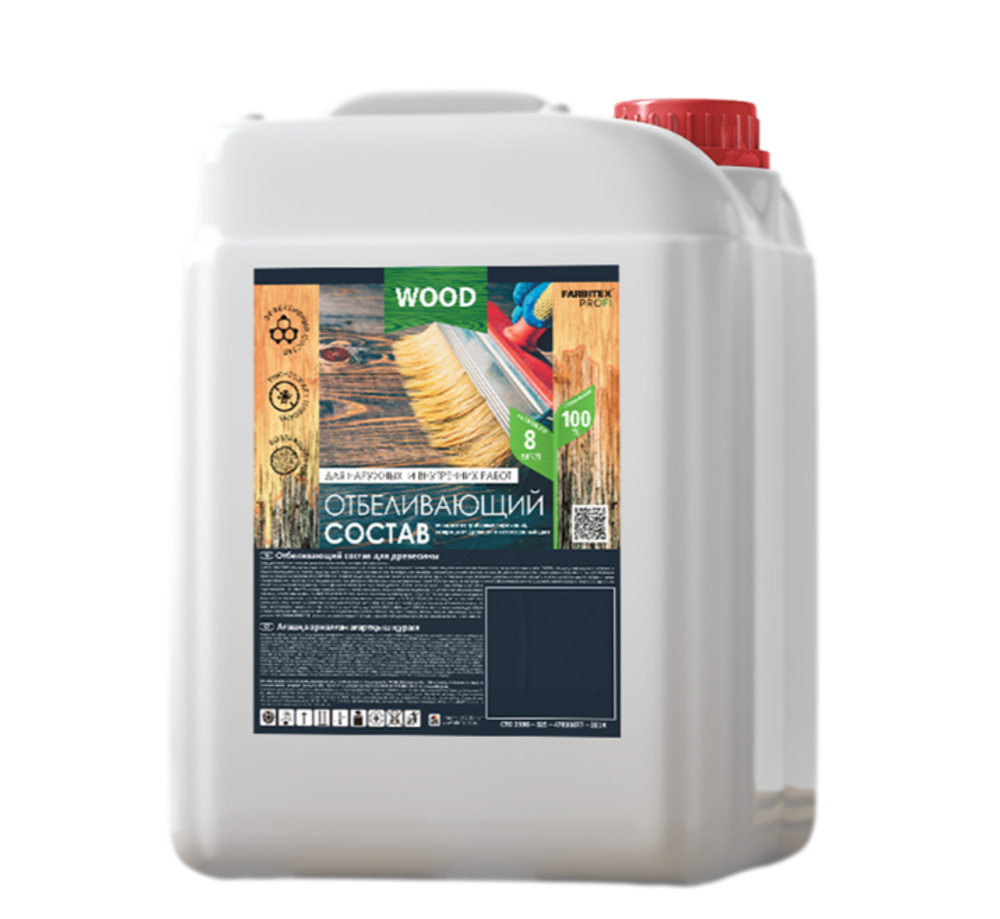 Состав отбеливающий для древесины Farbitex Profi Wood