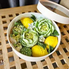 Зефир и белый шоколад «Лимоны» / 21см Зефир и белый шоколад «Лимоны» / 21см