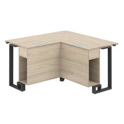 SP.0115.AR.AR.AN / Модуль угловой 1200х1200х750 / столешница:акация равелло, подстолье:акация равелло, металлокаркас:антрацит, лючок:серый