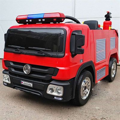 Детский электромобиль "Пожарная" 6V, красный