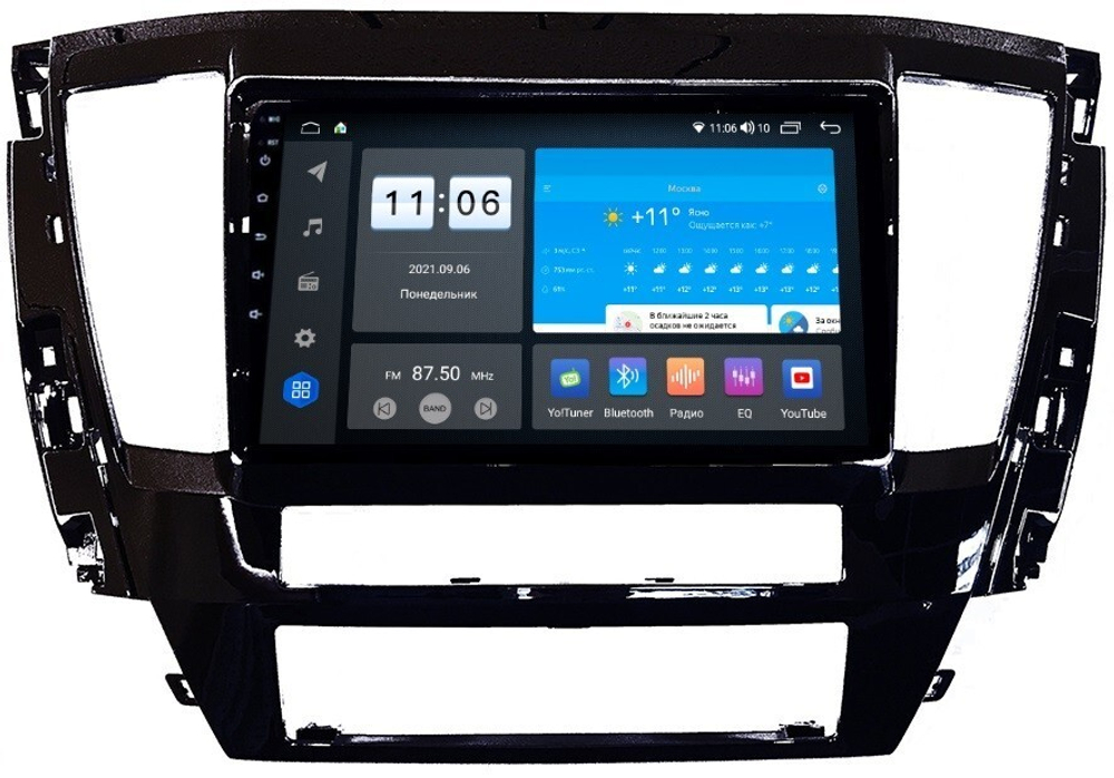 Магнитола для Mitsubishi Pajero Sport 3 2020-2024, Montero Sport - Vomi ZX417R10-7862 Android 10, ТОП процессор, SIM-слот