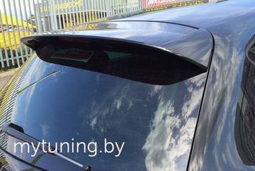 Спойлер V.1 глянцево - черный для Seat Leon 2012-2020