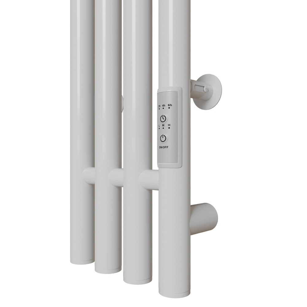 Полотенцесушитель MIXLINE MOON WHITE 120/15 (таймер,206 Вт) электрический БЕЛЫЙ