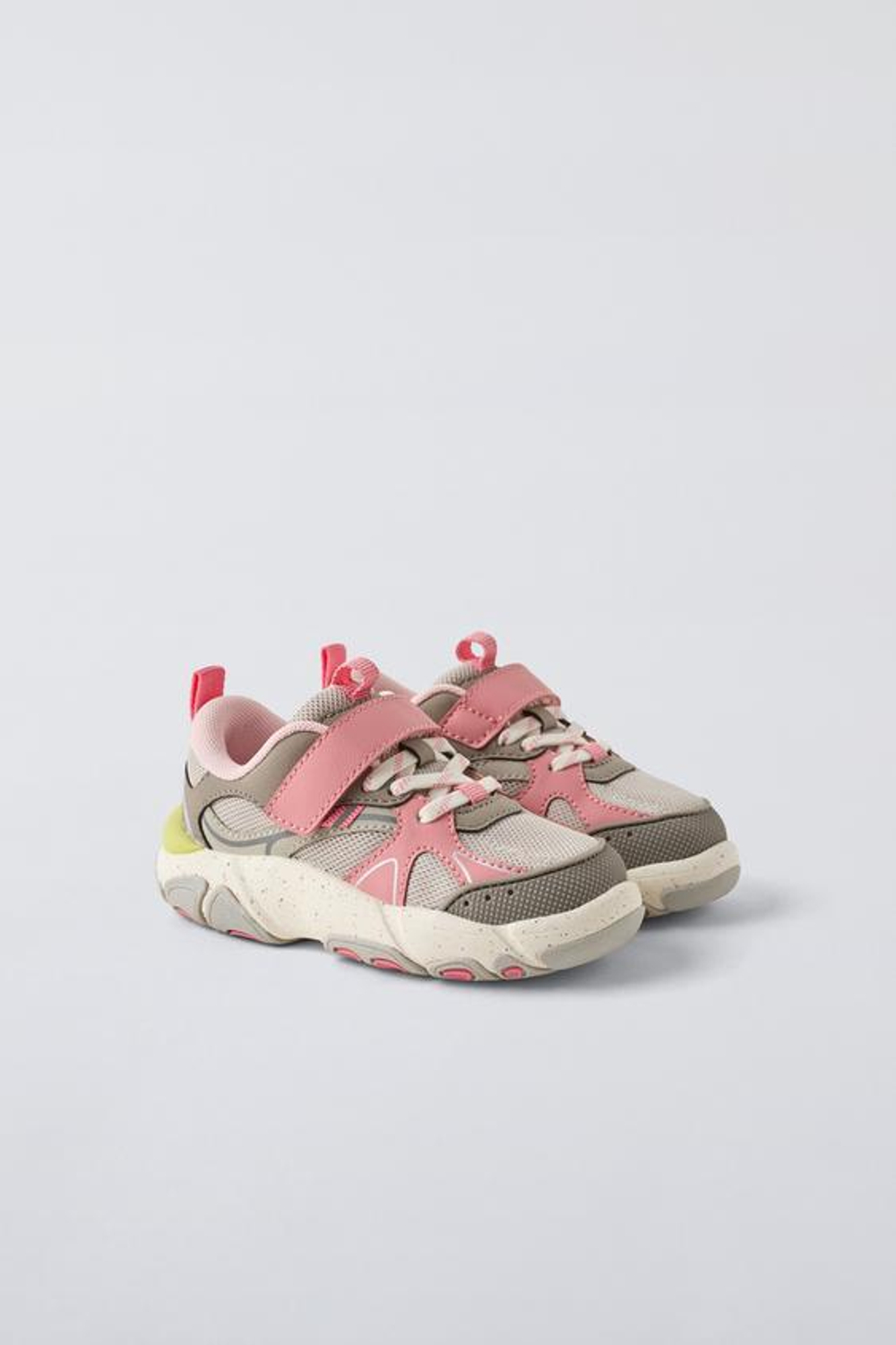 ZARA РАЗНОЦВЕТНЫЕ КЕДЫ, СЕРЫЙ