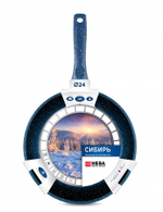 Сковорода НЕВА МЕТАЛЛ ПОСУДА 2424 24см "Сибирь"