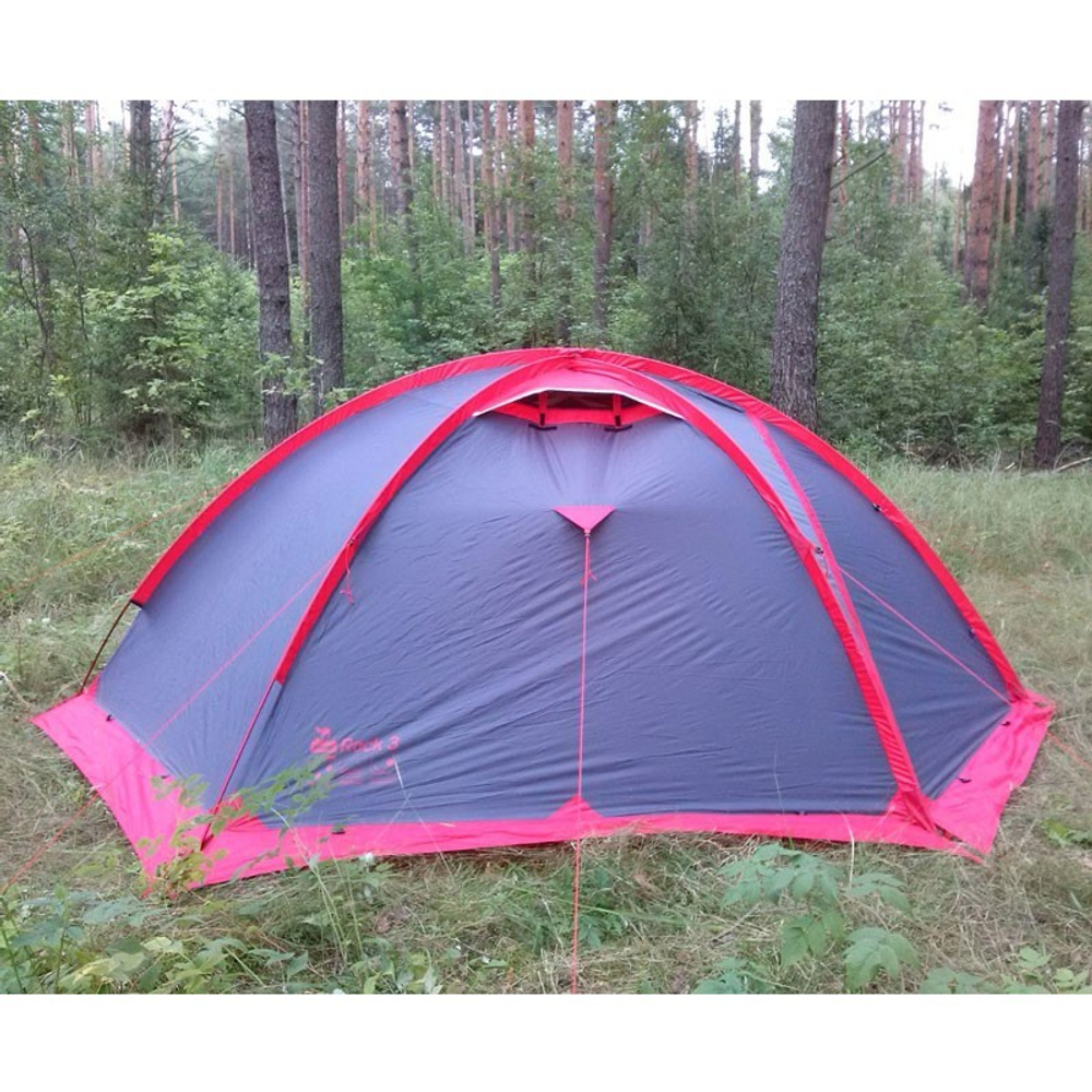 Палатка TRAMP Rock 4 (V2), артикул TRT-29, цвет Серый
