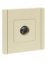 FORTE&PIANO Розетка TV оконечная FP428 ваниль IEK