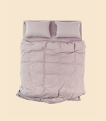 Простыня - Melange Pink Salt - 160x200x30 (на резинке)